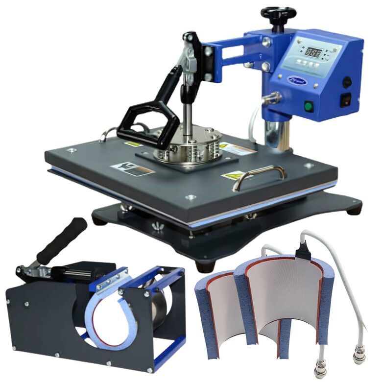 COMBO 3-in1 Thermal Transfer Sublimation  Heat press 30 x 38 cm