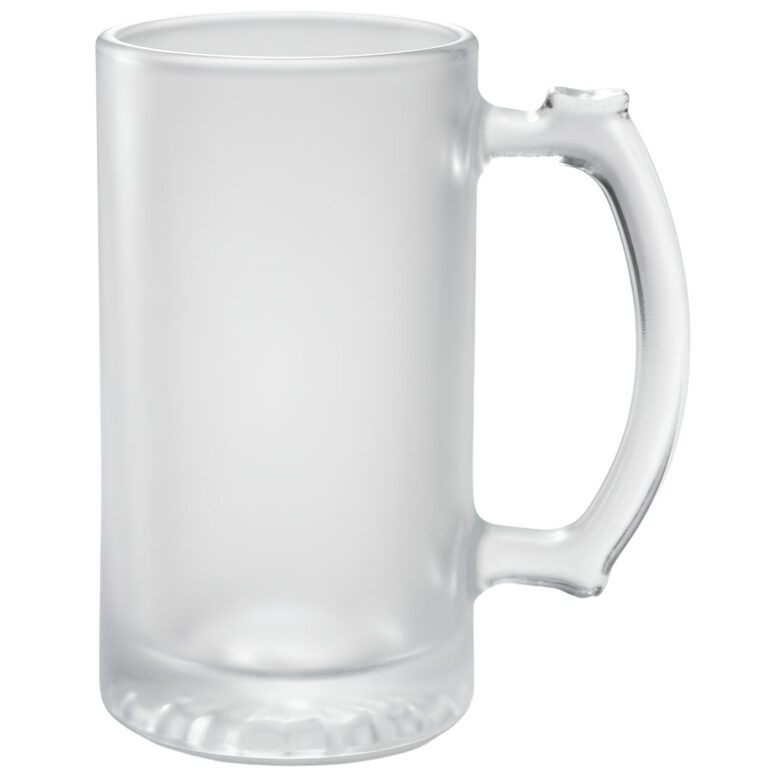 470 ml Frosted glass Sublimation beer mug (matt)