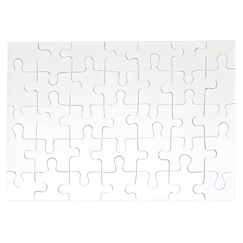 Jingsaw Puzzle 27 x 19.5 cm for Sublimation Thermal Transfer (35 pcs) 