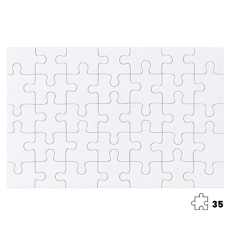 Jigsaw Puzzle 27 x 19.5 cm for Sublimation (35 pcs)