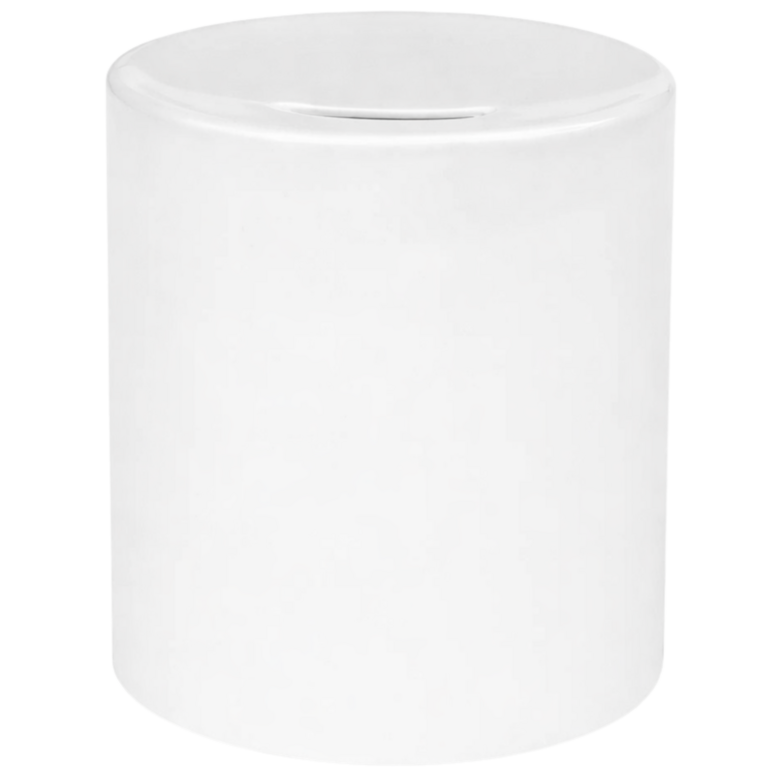 330 ml Ceramic Piggy Bank for Sublimation Printing with straight edges (white)