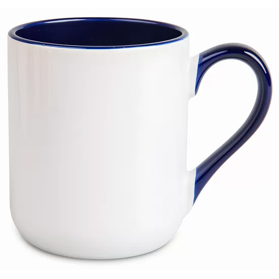 330 ml Ceramic Coffee sublimation mug (white/dark blue)