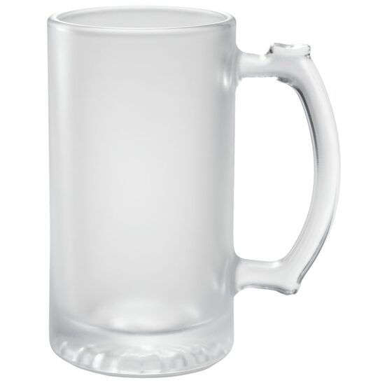470 ml Frosted glass Sublimation beer mug (matt)