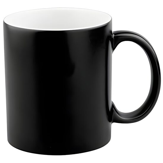 330 ml Maģiskā keramikas sublimācijas krūze ar kasti (melna/matēta)