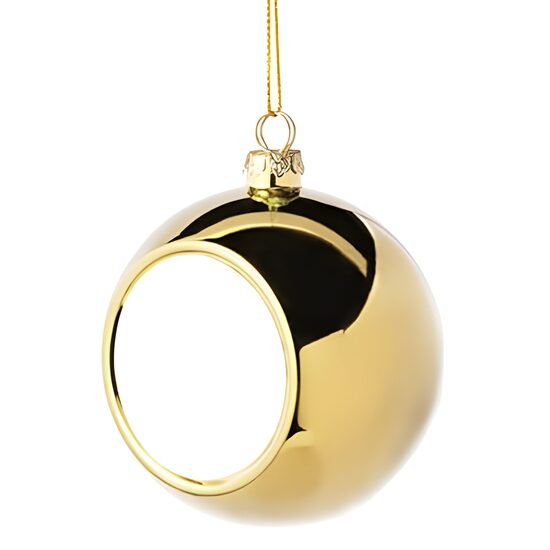 Christmas Ball Ø 8 cm for Sublimation (gold)