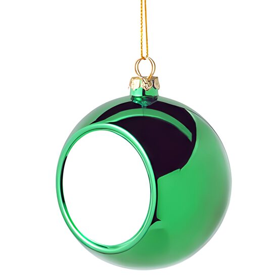 Christmas Ball Ø 8 cm for Sublimation (green)