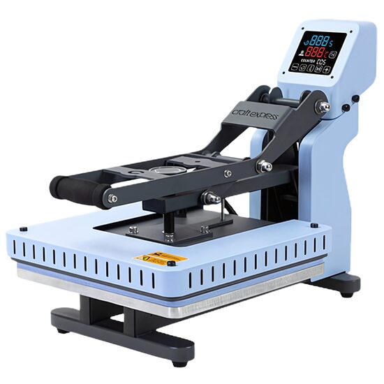 Craft Express 38 x 38 cm Blue Flat Sublimation press