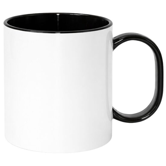 330 ml Plastic Sublimation mug (black)