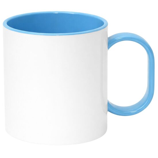 330 ml Plastic Sublimation mug (blue)