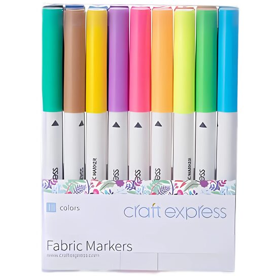 Craft Express Joy fabric markers - 18 colors