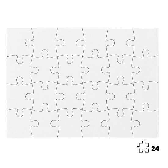 Jigsaw Puzzle A5 18×13 cm (24 pcs) for Sublimation