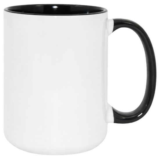 450 ml MAX Ceramic sublimation mug A+ (white/black)