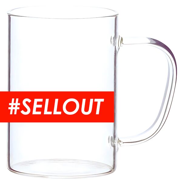 360 ml Glass sublimation mug (transparent)