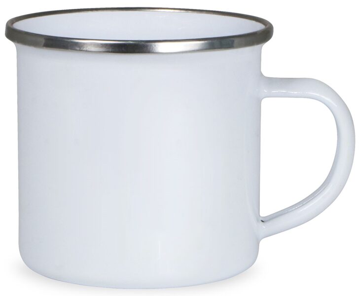 360 ml Enamel sublimation mug (white)