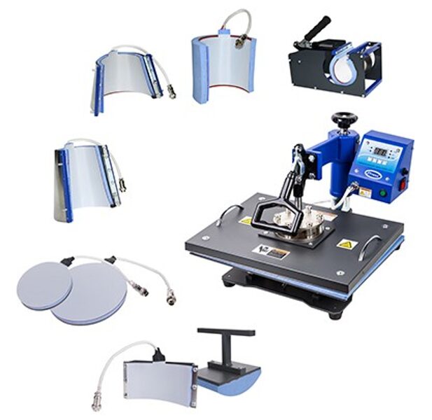 Combo Sublimation Heat Press 8in1