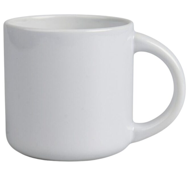 NEW! 400 ml  Wide Ceramic mug for sublimation (white)