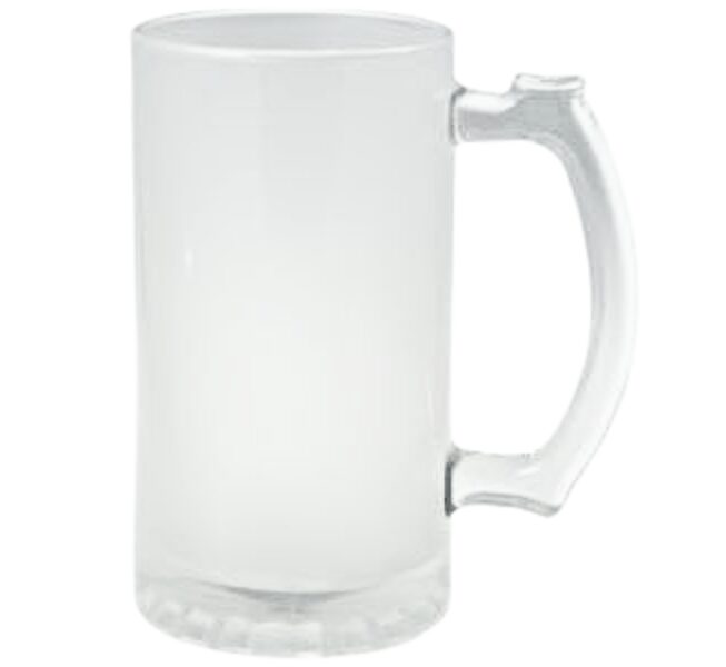 NEW! 470 ml Frosted glass Sublimation beer mug