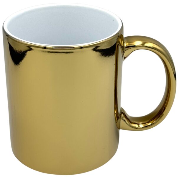 330 ml Ceramic sublimation mug (gold)