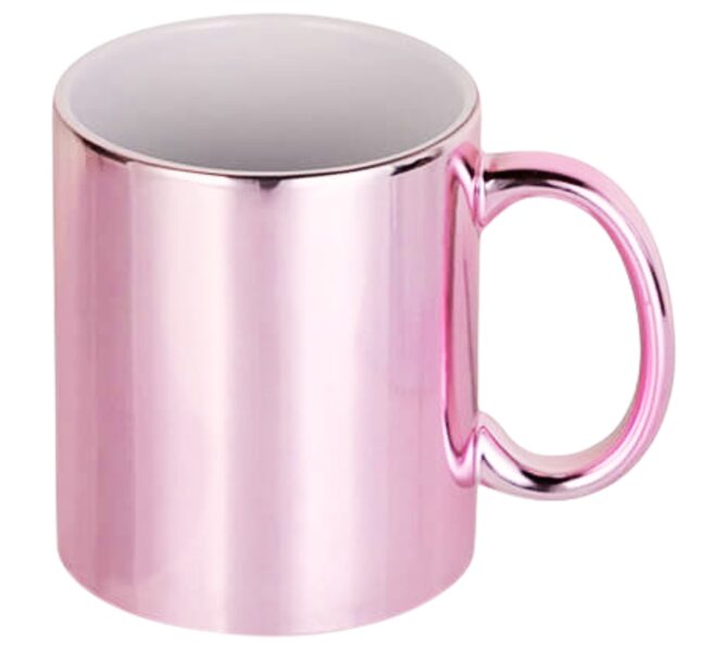 NEW! 330 ml Ceramic sublimation mug A+ (shiny/pink)